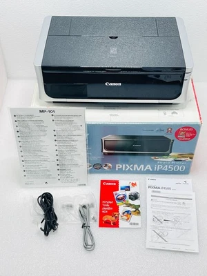 LITTLE USE - Canon Pixma Ip 4500 Photo Printer With 30 Days Warranty, Free Shipp - Image 1 of 4