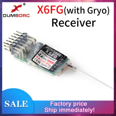 RC Car Receiver DUMBORC X6FG 6CH Receiver for Domborc RC X4 X5 X6 Transmitter - Image 1 of 4