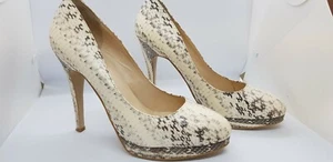Wittner "Atwell" Stiletto Snakeskin Platform Pumps, Size 40, AU 8.5 - Picture 1 of 7