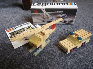 1975 LEGO LEGOLAND HELICOPTER & AMBULANCE 653 NEAR COMPLETE,BOXED, INSTRUCTIONS - Picture 1 of 11