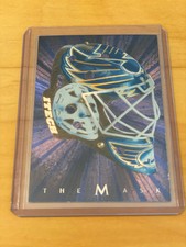 NHL 2001-02 BAP Between the Pipes Mask Card "St. Louis Blues Brent Johnson"