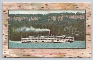 Palisades & Steamer Homer Ramsdell Postcard - Picture 1 of 2