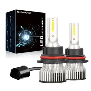 For Suzuki Sidekick 1990-1998 White LED Headlights High Low Beam Bulbs 2X 6000K - Picture 1 of 8