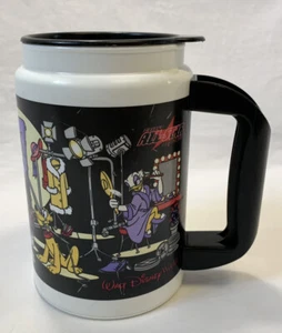 Tazza da viaggio vintage Walt Disney World scomparto nascosto coperchio Whirley Coca Cola blu - Foto 1 di 12