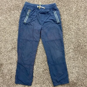 Mini Boden pants boy 7Y Slim Pull On Trousers Bright Blue elastic - Picture 1 of 8
