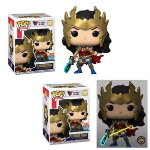 WONDER WOMAN Funko Pop! Death Metal #385 1:6 CHANCE OF CHASE (Leuchtet!) NEU - Bild 1 von 2