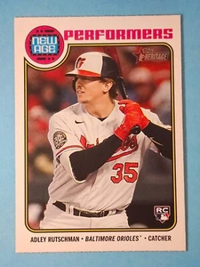 2023 Topps Heritage New Age Performers RC Adley Rutschman Orioles #NA-3 - Bild 1 von 2