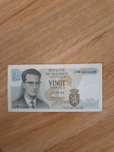 Belgien - 20 Frank - Vingt Francs - 1964 - Bild 1 von 2