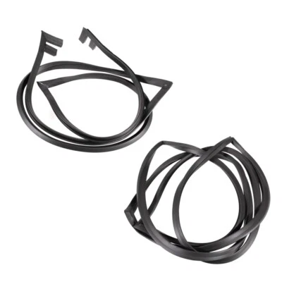 NUEVO PAR DE JUEGO DE IMPERMEABILIZACIÓN DE SELLO DE PUERTA TRASERA / PARA FURGONETA 64-70 DODGE A100 y 67-70 A108 Foto 1 de 4