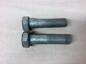 1”BSF X 4” Thread Bolts (pack of 2) BZP High Tensile Grade R New Old Stock - Picture 1 of 6