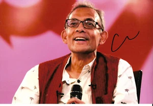 Abhijit Banerjee "Nobel Laureate 2019" signed 8x12 inch photo autograph - Picture 1 of 1