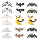 8 Pair Mixed Enamel Plated Halloween Bat Charms Pendant Jewelry DIY Findings