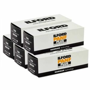 5x Ilford Pan F Plus 120 Black & White Roll Film - Picture 1 of 1