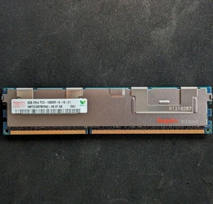 HYNIX DDR3 PC3-10600R ECC REGISTERED SERVER RAM 8GB HMT31GR7BFR4C-H9 D7 AB - Picture 1 of 1