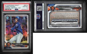 2018 Bowman Draft Chrome Refractor Jarred Kelenic #BDC-6 PSA 10 GEM MT