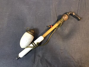 Ancienne pipe bavaroise ou tyrolienne en bruyère émail début 20ème - Bild 1 von 11