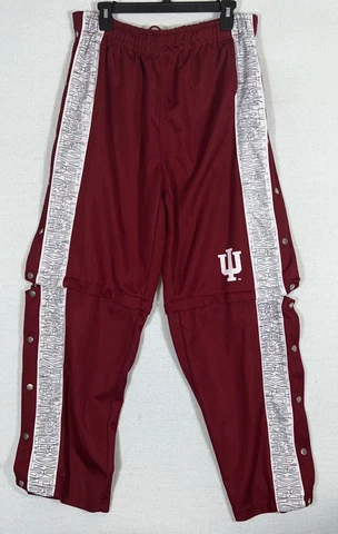 Vintage Indiana Hoosiers Starter Convertible Tear-Away Basketball Pants Large Cover