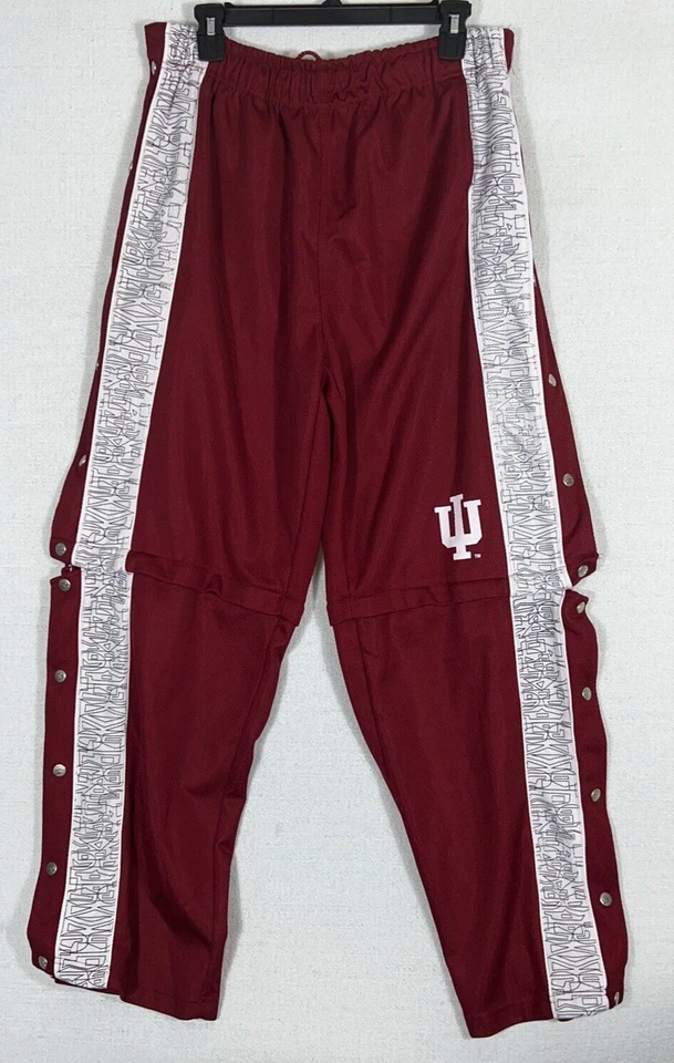 Pantalones de baloncesto grandes vintage Indiana Hoosiers Starter convertibles rasgados Foto 1 de 4