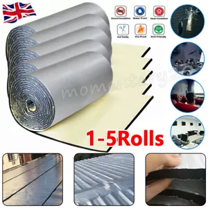 10m Sound Deadening Roll Car.Van.Insulation-10mm Thick Closed.Cell Foam Mat UK-- - Picture 1 of 9