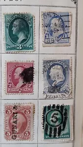 United States, fine collection late 1800s, 54 stamps, used and unused - Picture 1 of 11