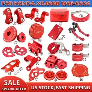 CNC Billet Fairings Body Kit Brake Pivot Clutch Lever For HONDA XR400R 1996-2004 - Picture 1 of 168