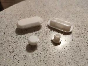 KIT PARACOLPI PER SEDILE WC 2 FUNGHETTI + 2 OVALI PER IDEAL STANDARD - Bild 1 von 4