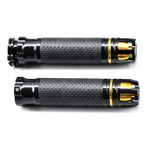 Piar 7/8" Handle Bar Hand Grips Fit For Honda Suzuki Yamaha Kawasaki Motorcycle - Picture 1 of 11