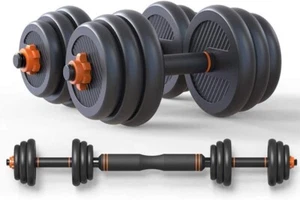 Set Manubri Regolabili 20 kg | Gomma Ergonomica per Allenamento a Casa - Foto 1 di 4