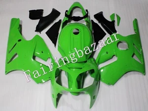 Fit for 2000-2001 ZX12R Solid Green ABS Injection Bodywork Fairing Kit - Picture 1 of 7