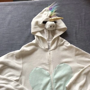 xhilaration one piece zip up unicorn hooded costume Unisex M - Picture 1 of 7