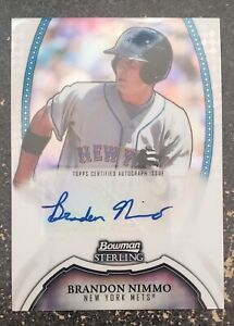 BRANDON NIMMO 2011 Bowman Sterling Refractor Rc auto #/199 SP NM or better
