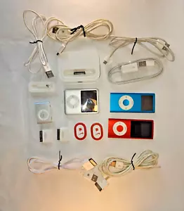 ipod nanos bundle and shuffle, cables, docks, nike fitness - Picture 1 of 5