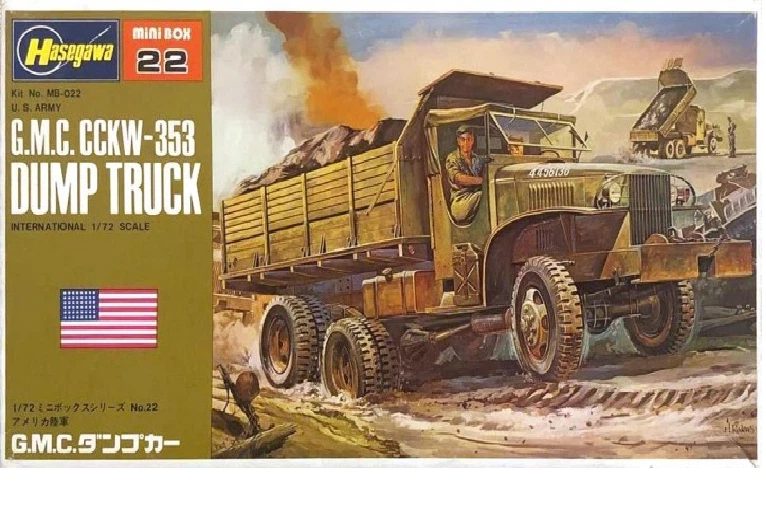 G.M.C. CCKW-353 Dump Truck / HASEGAWA   | No.MB022 | 1:72 - Immagine 1 di 1