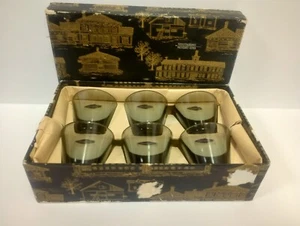 Juego de 6 vasos MCM Nuutajarvi Notsjo #1793 vintage en caja original - Imagen 1 de 4