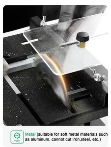 Mini Table Saw Small Woodworking Electric Bench Saw Precision DIY Cutting Tool - Picture 1 of 23