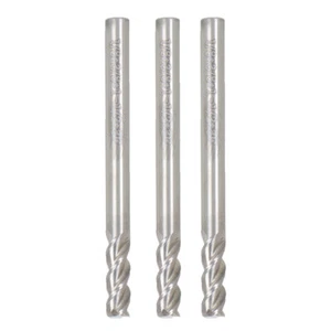 3 Pcs 1/8" 3 Flutel Regular Carbide End Mill 3/8" LOC 1-1/2" Overall Length - Picture 1 of 7