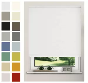 Blackout Roller Blinds Made To Measure Thermal Blind - Custom Made to Size - Picture 1 of 45