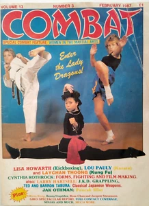 COMBAT MARTIAL ARTS MAGAZINE Vol. 13 / No. 3 Feb. 1987 "ENTER THE LADY DRAGONS" - Picture 1 of 1