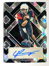 2022 Leaf Metal Draft Black Crystals #CR1 Cameron Rising Autograph RC #5/7