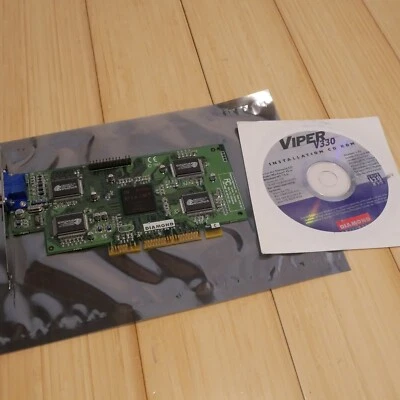 Diamond Viper V330 nVidia RIVA 128 4MB AGP NLX Video Card Driver CD - Tested 09 - Image 1 of 4