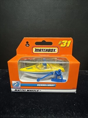 New 1998 Matchbox #31 Schnell Boot 37711. German Distribution Box. - Image 1 of 4