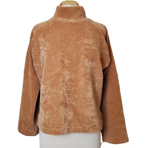 Madewell Texture & Thread Gr. S Velour Ripp Pullover Mockneck Langarm Boxy - Bild 1 von 8