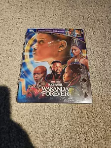 BLACK PANTHER: WAKANDA FOREVER (Wakanda Steelbook) 4K UHD/Blu-ray/Digital NEW! - Foto 1 di 4