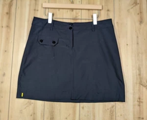 LOLE Black Skorts Mini Skirt Nylon Quick Dry UPF50+ Pockets Hiking Outdoors 14 - Picture 1 of 13