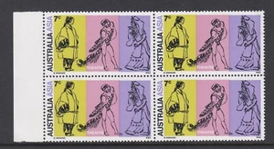 AUSTRALIAN BLOCK 4 DECIMAL STAMPS FRESH MUH #D407 - Picture 1 of 2