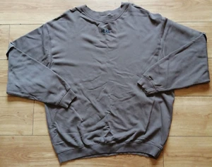 Sudadera Hera Para Hombre Talla S Marrón Claro Doble Manga Relajada Calce Grande - Imagen 1 de 10
