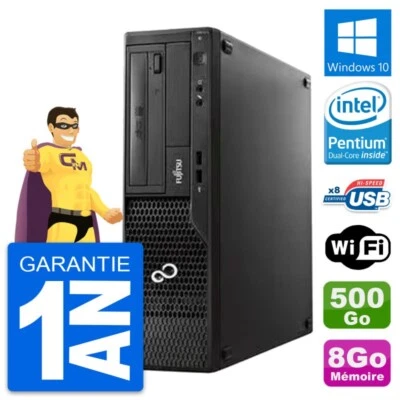 PC Fujitsu Esprimo E510 DT Pentium G2020 RAM 8Go Disco 500Go Windows 10 Wifi - Imagen 1 de 4