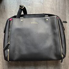 AVON Representative Consultant Premier Beauty Business Tote Bag Purse Black