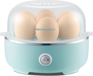 Elite Gourmet EGC115M Easy Egg Cooker Electric 7-Egg Capacity, Soft, Medium, Egg - Picture 1 of 12