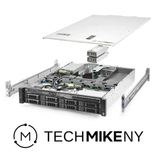 Dell PowerEdge R530 Server 2.40Ghz 20-Core 64GB RAM 4x 4TB SAS 4x Caddies Rails - Picture 1 of 5